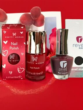 Red Nail Pôlish Bundle: Pretty Woman HOT DATE & Revel Nail FESTIVAL *BNIB